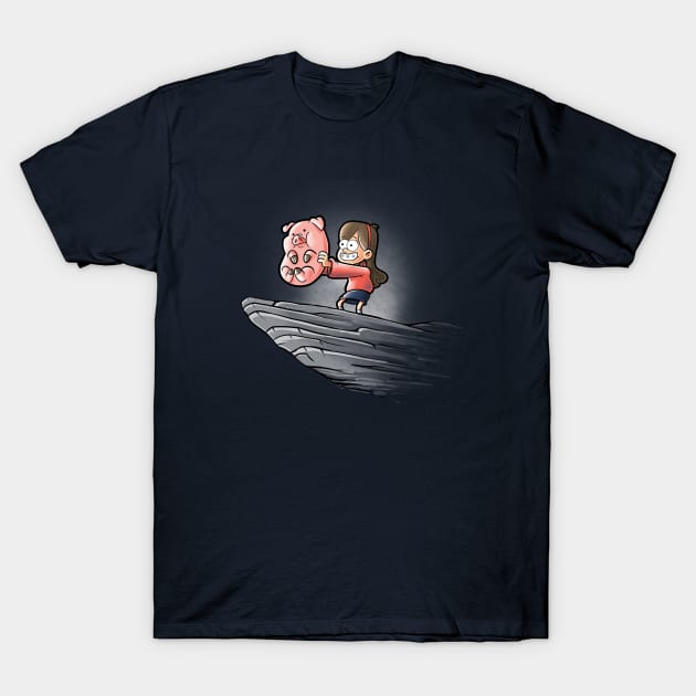 The pig king T-Shirt by Cromanart